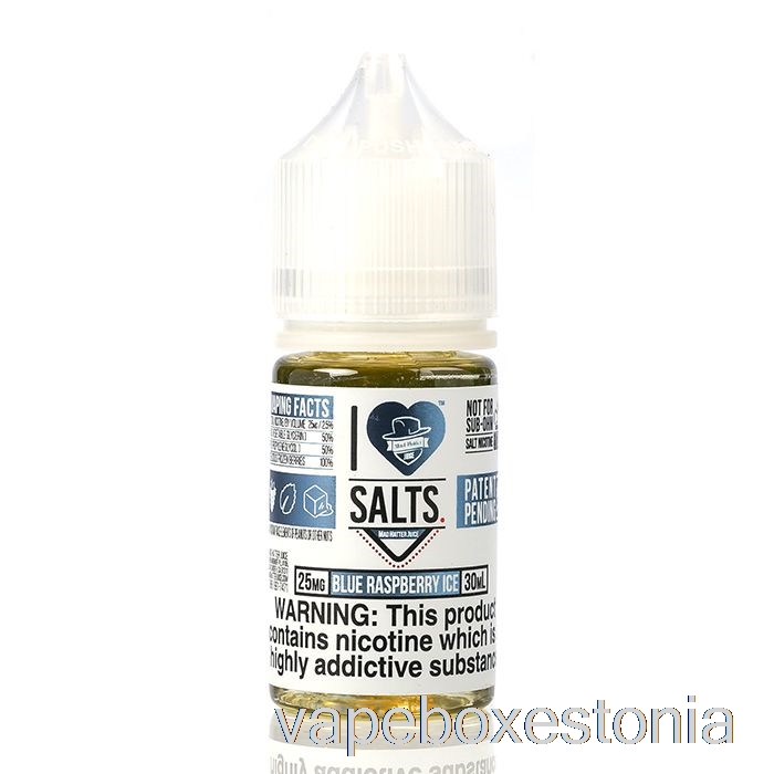 Vape Box Estonia Sinine Vaarikajää - Ma Armastan Soolasid - 30ml 50mg